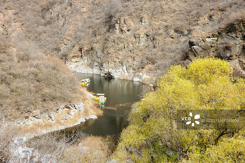中国北京市，双龙峡旅游风景区图片素材