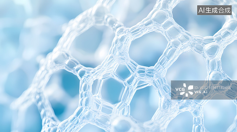 【AI数字艺术】骨组织细胞结构图片素材