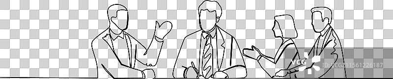 连续的单一画面，描绘一些工人图片素材