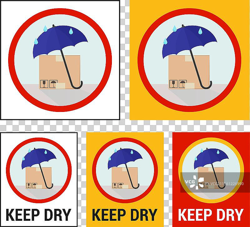 一套包装贴纸，保持干燥图片素材