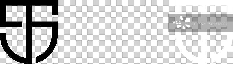 独特现代的TS标志设计图片素材