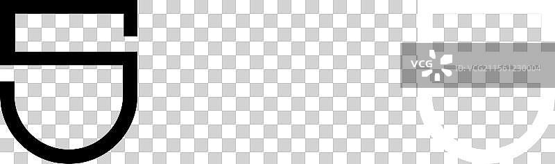 独特现代的S字母标志设计图片素材