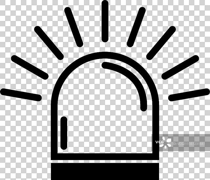 警报器火灾警报标志信号危险灯符号图片素材