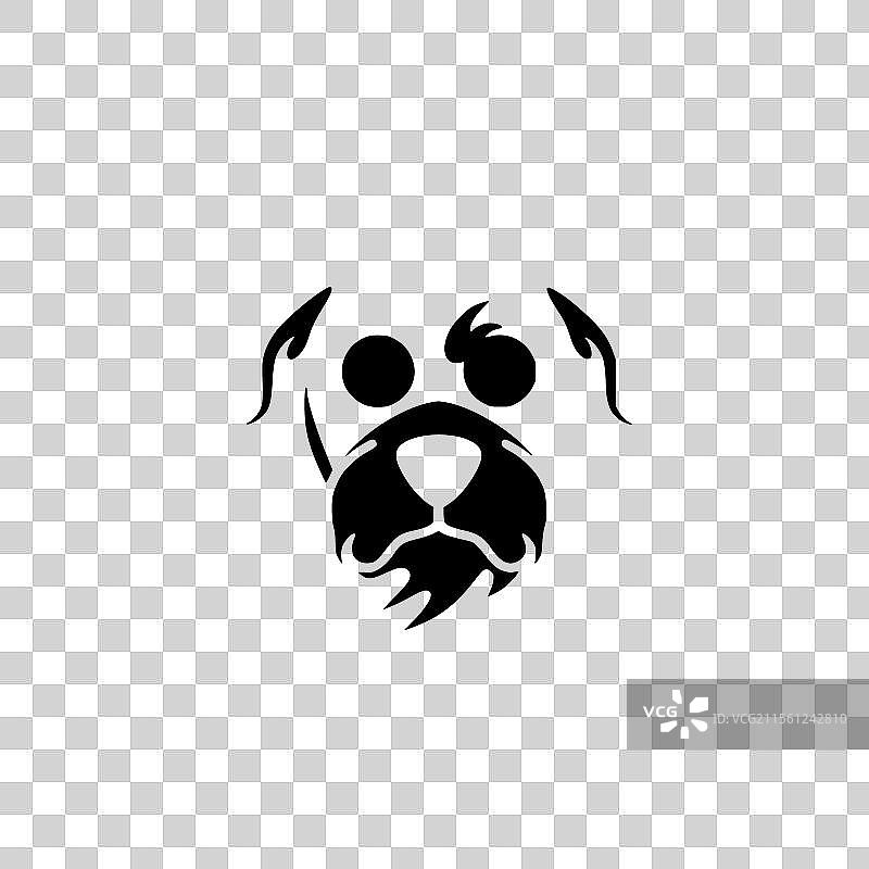 狗 - 高质量标志 - 适合T恤使用图片素材