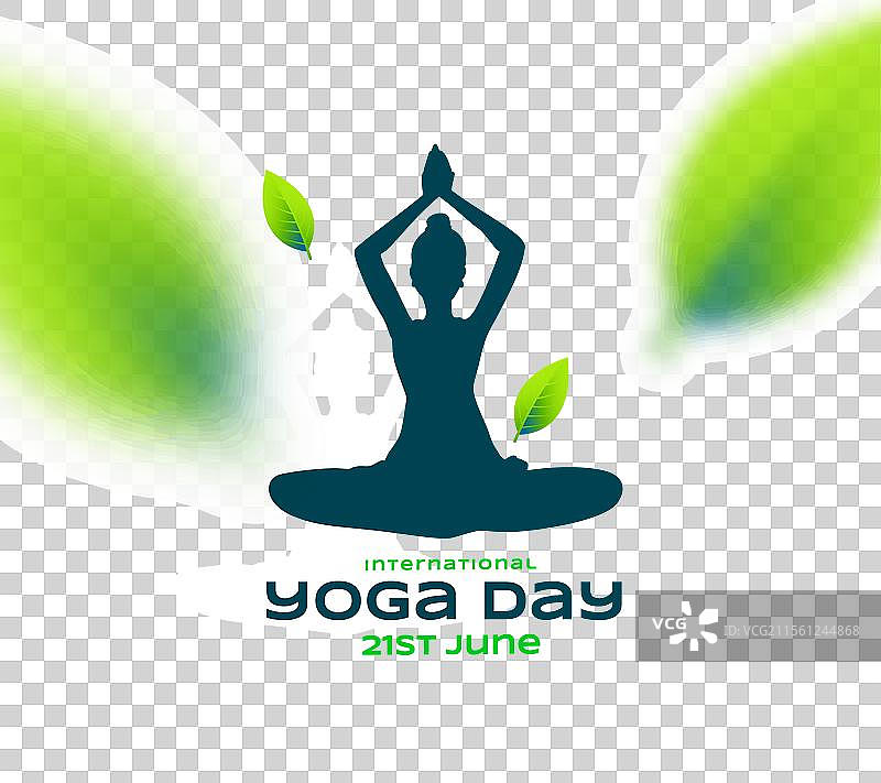 环保瑜伽日活动海报，女性在练习瑜伽图片素材