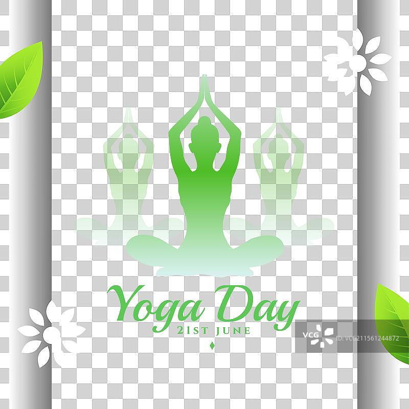 环保国际瑜伽日2024海报图片素材