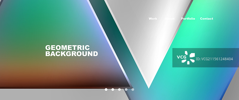 流动的明亮霓虹渐变几何抽象图形图片素材