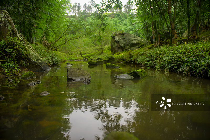 隆昌高星朝阳沟风光图片素材