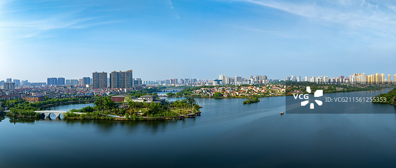 湖南 岳阳 南湖图片素材