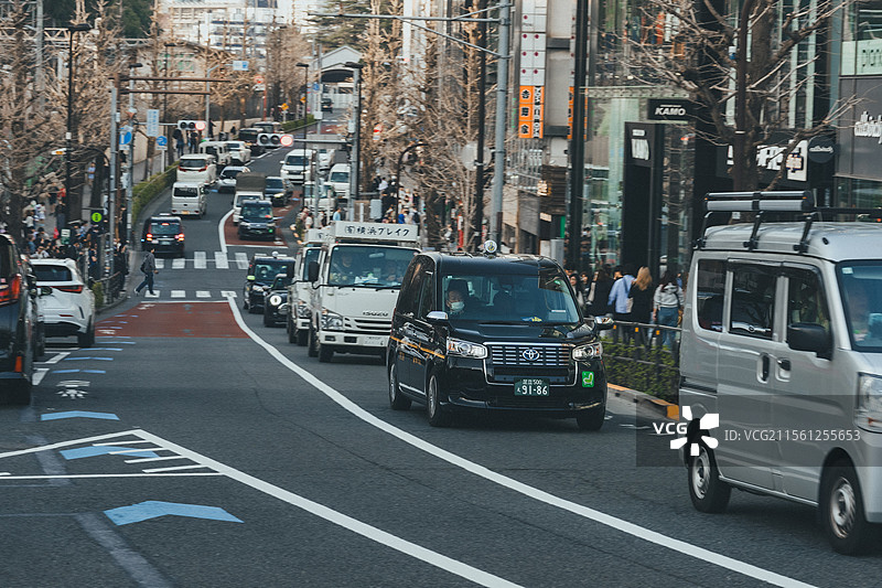 日本原宿竹下通街拍图片素材