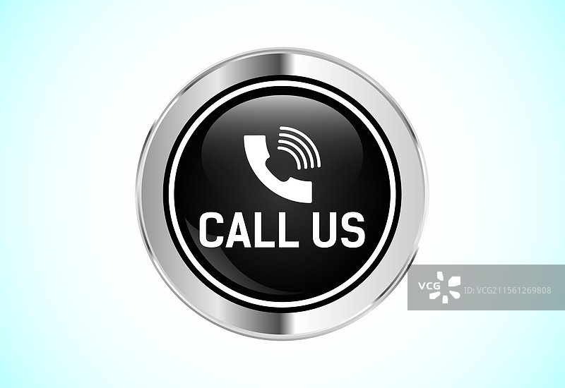 适合移动应用的联系我们按钮设计图片素材