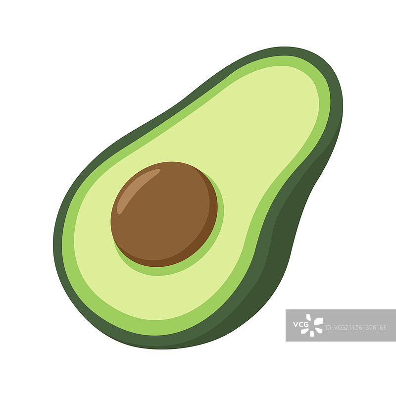 鳄梨标志表情符号水果图片素材