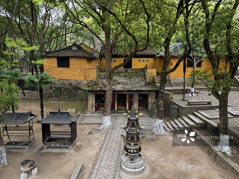 苏州天池山寂鉴寺石殿图片素材