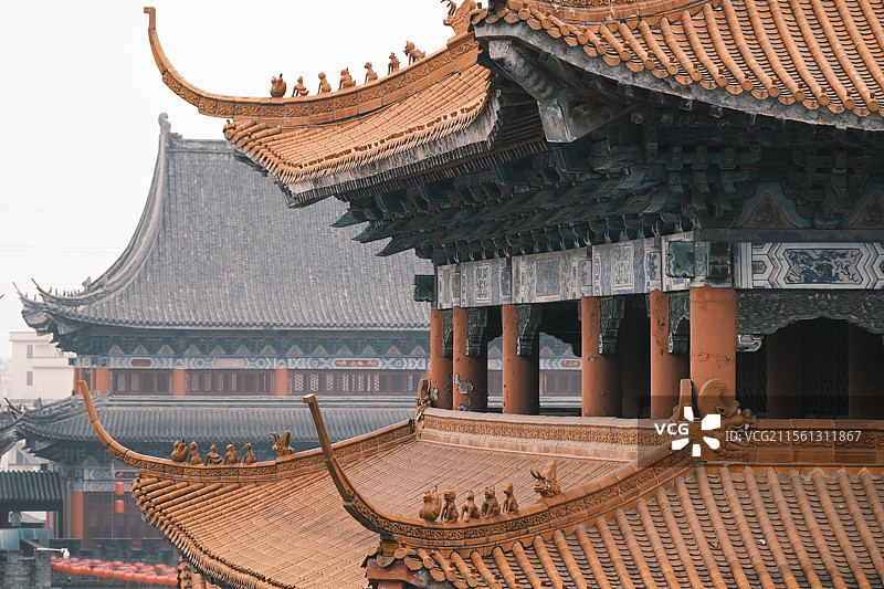 南海影视城的宫殿群图片素材