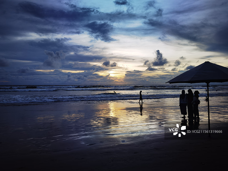 印度尼西亚巴厘岛水明漾海滩风景图片素材