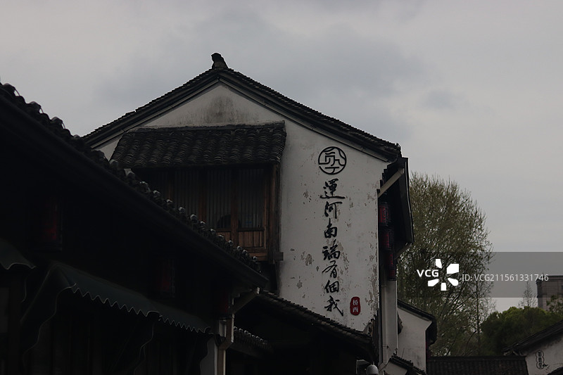 杭州拱宸桥运河街图片素材