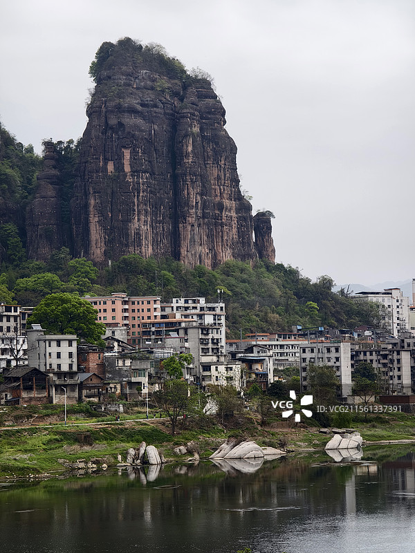 广东韶关乐昌坪石镇丹霞风景图片素材