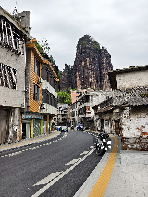 广东韶关乐昌坪石镇丹霞风景图片素材