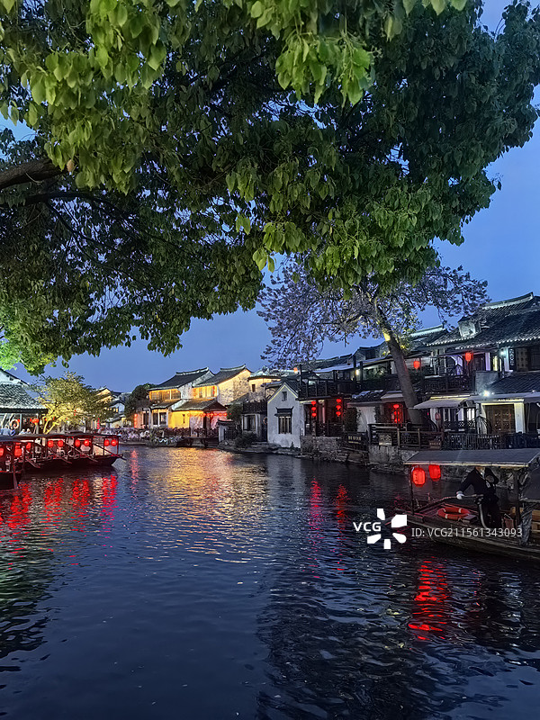 西塘夜游图片素材