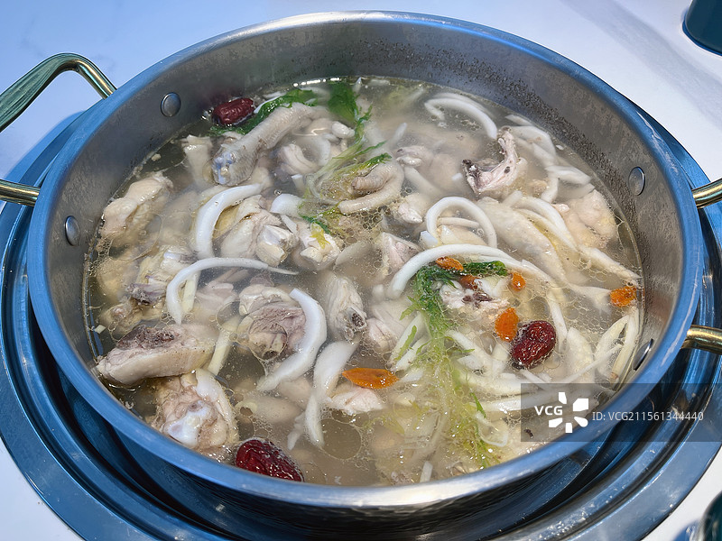 椰子鸡火锅图片素材