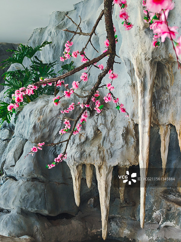 桃花洞图片素材