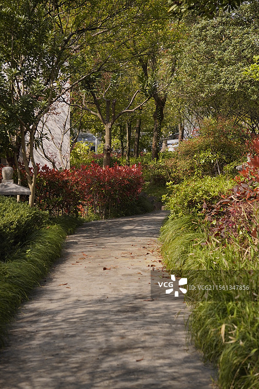 清晨的文渊狮城图片素材