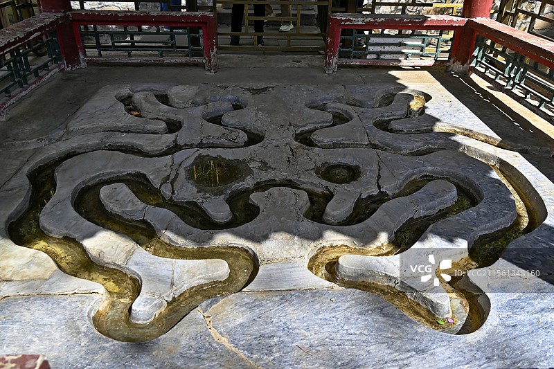潭柘寺 流杯亭(猗玕亭)图片素材