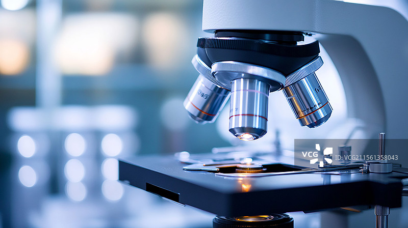 科研显微镜下的微观世界图片素材