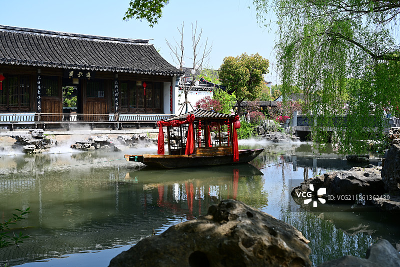 苏州桃花坞的春天图片素材