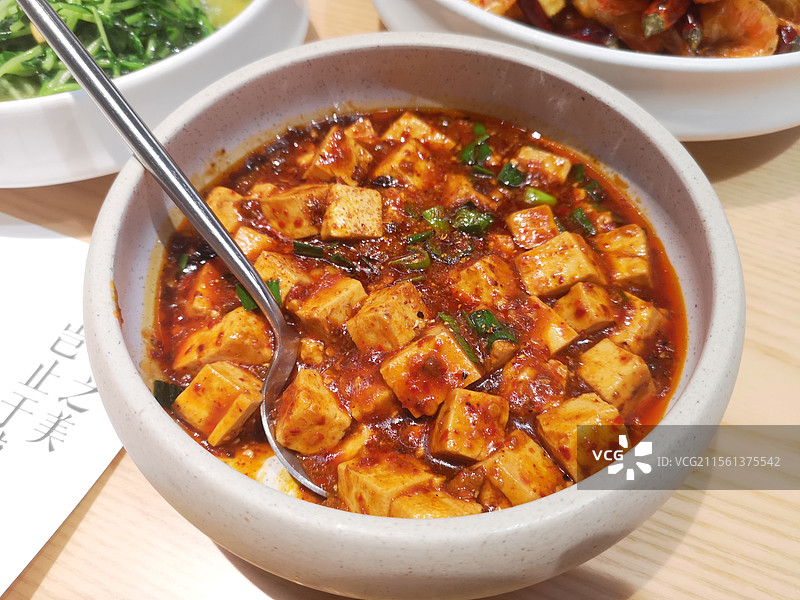 麻婆豆腐图片素材