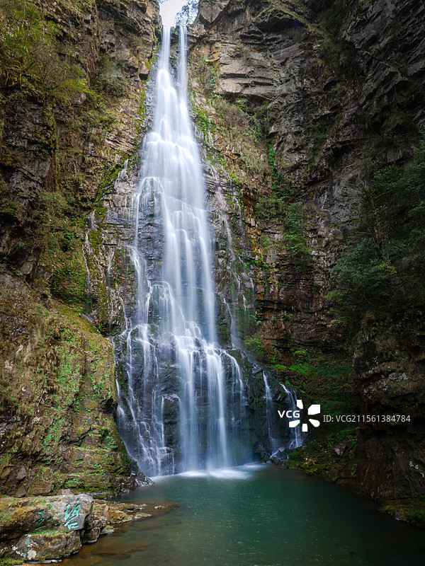 井冈山龙潭瀑布图片素材