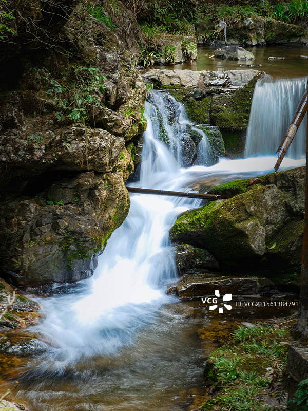 井冈山龙潭瀑布图片素材