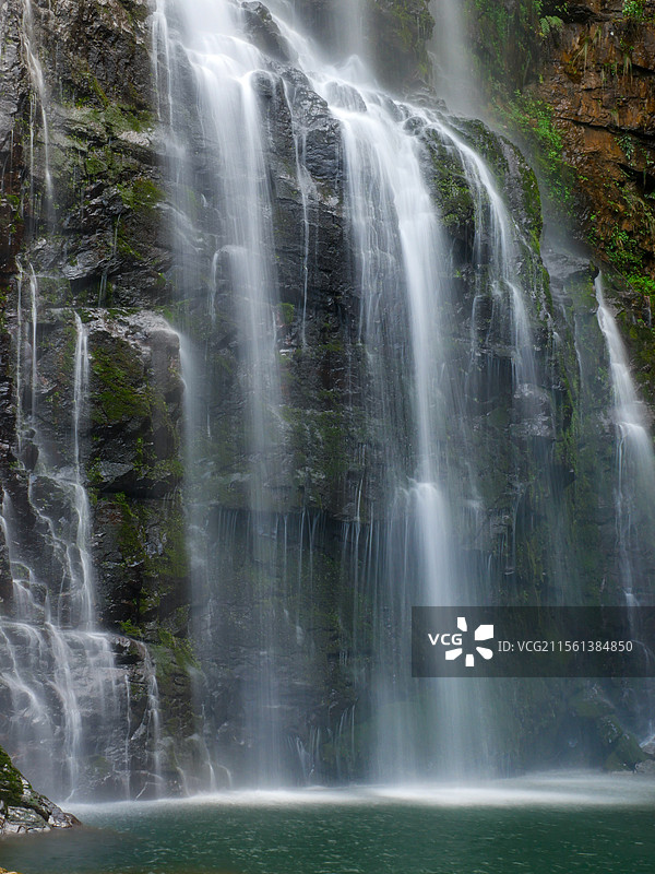 井冈山龙潭瀑布图片素材