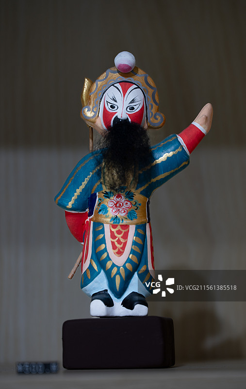 无锡惠山泥人京剧老生图片素材