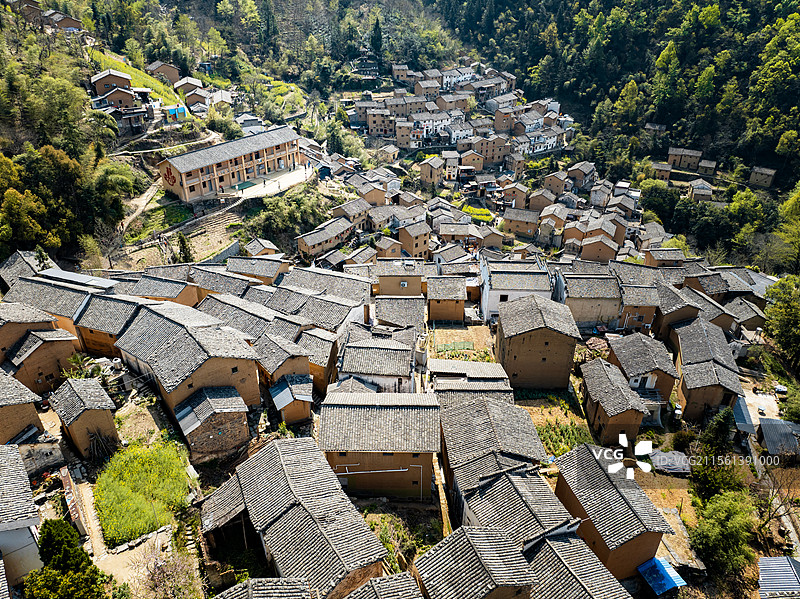 世外桃源阳产土楼图片素材