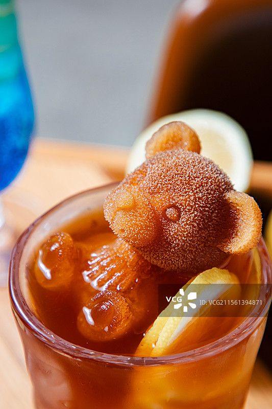 朱古力奶冻小熊奶茶饼奶茶冻柠茶港式奶茶丝袜奶茶咸柠七下午茶甜品糖水港式甜品香港美食图片素材