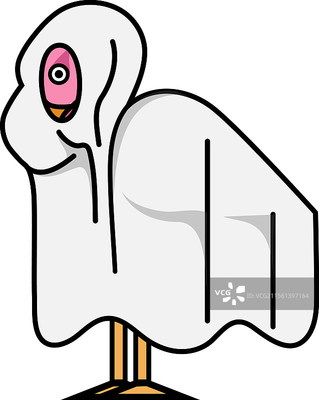 火烈鸟幽灵图片素材