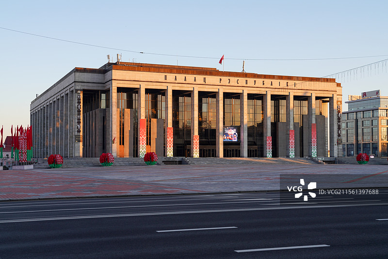 白俄罗斯 明斯克 建筑图片素材