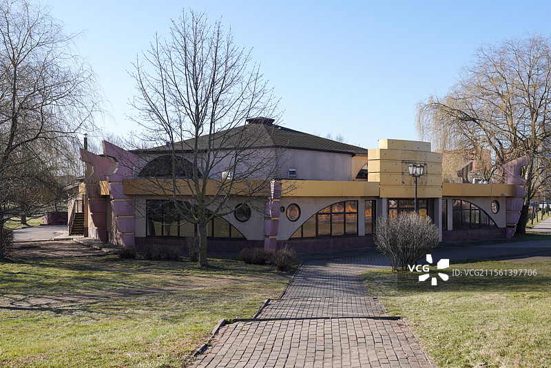 白俄罗斯 明斯克 公园 建筑图片素材