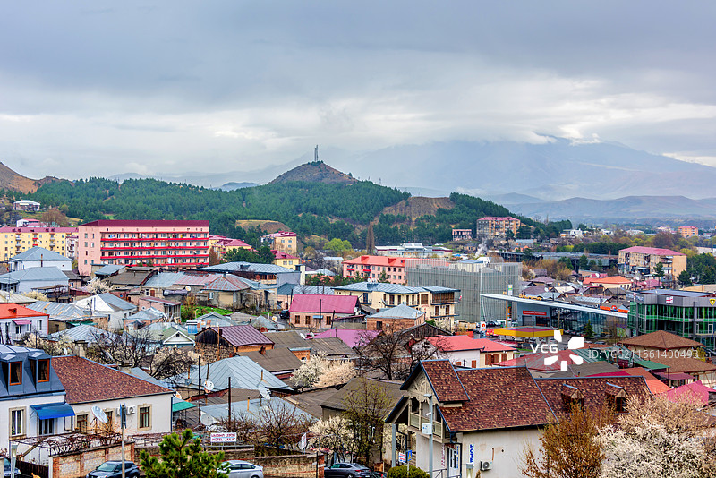 格鲁吉亚阿哈尔齐赫小镇风光图片素材