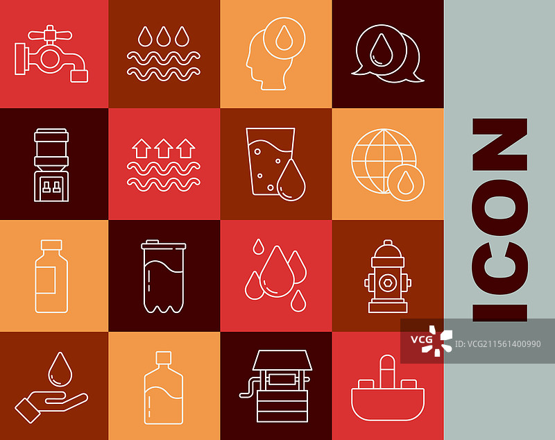 带水龙头的洗手盆和消防栓图片素材