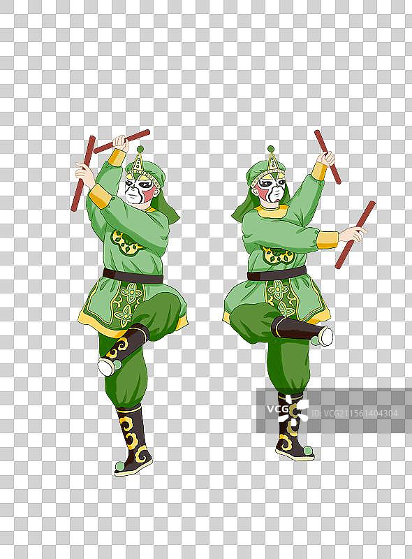 非遗英歌舞人物图片素材