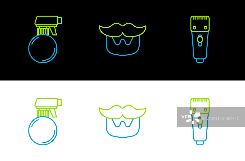 电动理发器或剃须刀图片素材