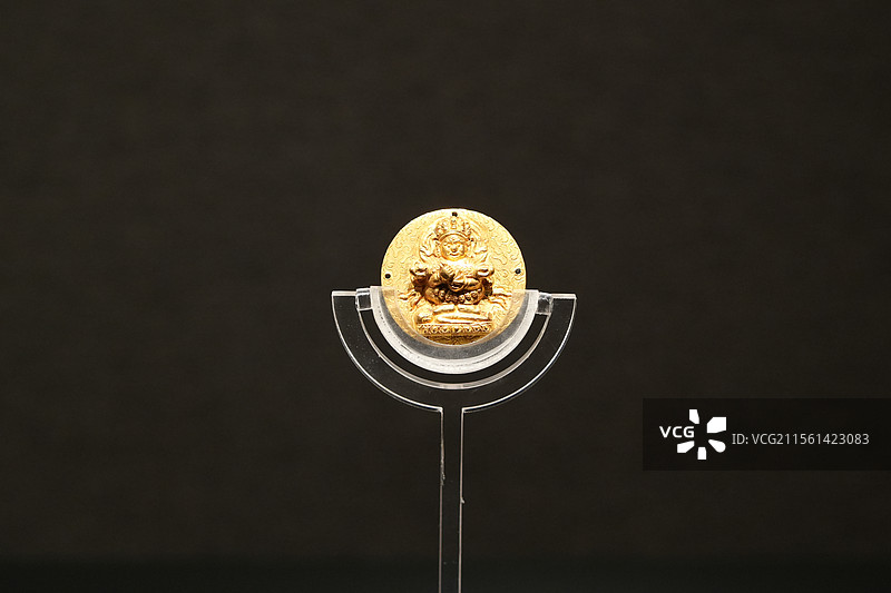 梁莊王金大黑天舞姿神像图片素材