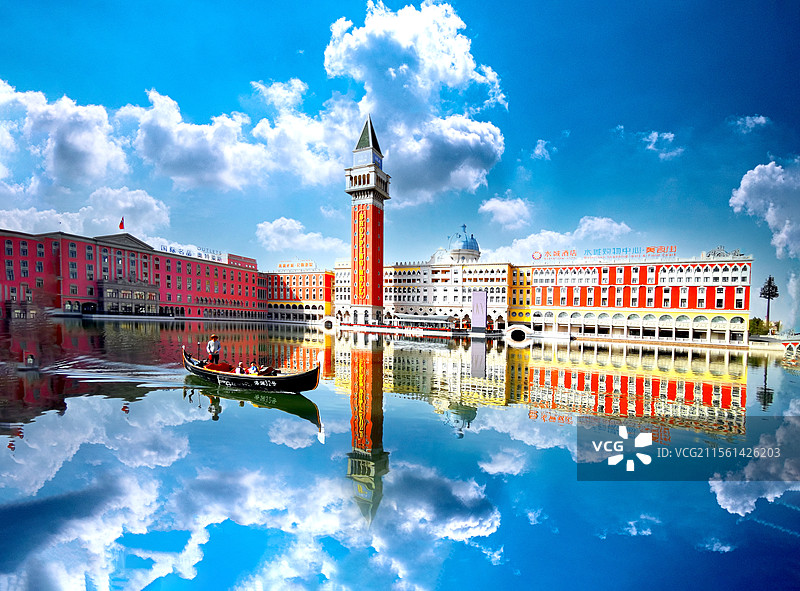 贡朵拉图片素材