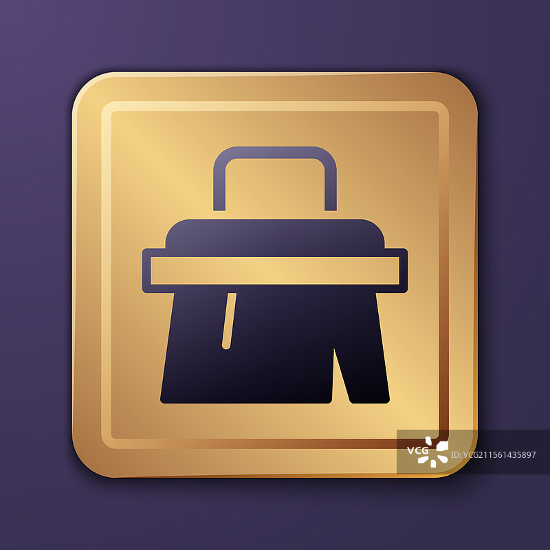 紫色桑拿刷图标，背景为紫色图片素材