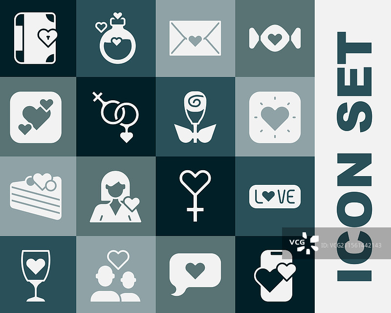 在线约会应用程序，移动爱情，文字，心形图案图片素材