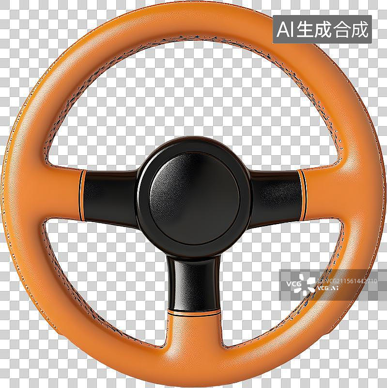 【AI数字艺术】3D方向盘图片素材