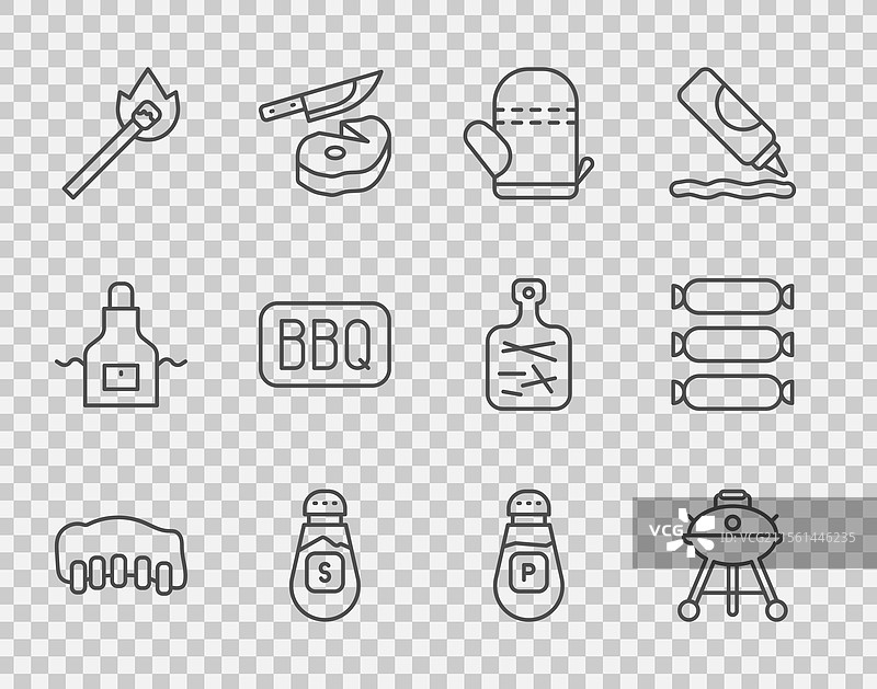 烤架上的烤猪肉肋排图片素材