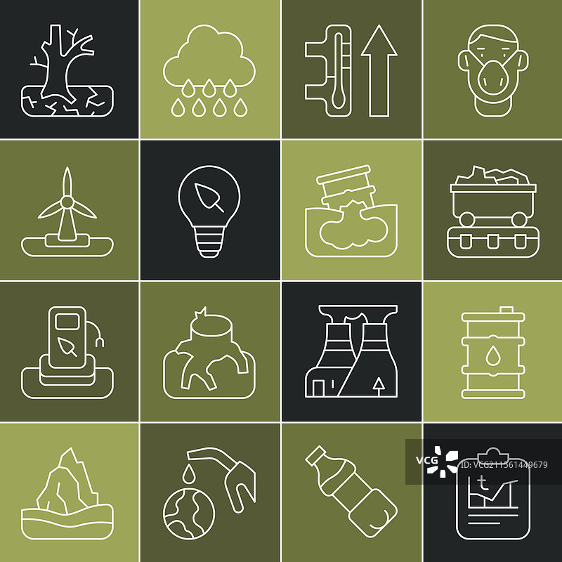 全球变暖的石油煤炭运输列车图片素材